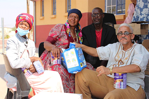 Pensioner cares for physically-challenged woman