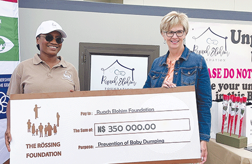 Rössings ge N$350 000 marisisa ǀgôaron !khaiba ge ǀkhae