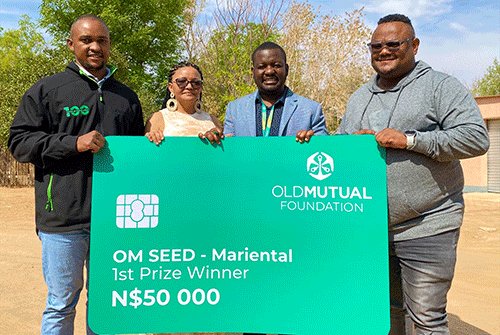 Hardap’s OM SEED 2023 champion creates reusable sanitary pads