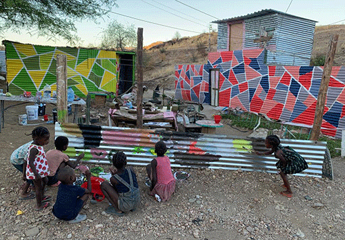 Adding colour and life to shacks