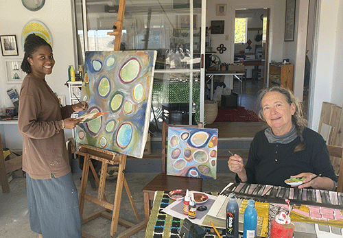 side by side Side by Side: Jakobina Gideon and Nicky Marais