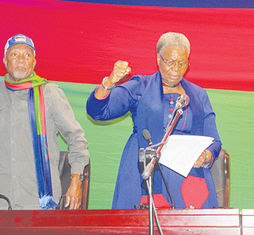 swapo chooses unity over politics Swapos ge ǀgui!nâxasiba ǂgiǂgos !gâ-ai go ǁhûi