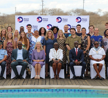 volunteers Peace Corps volunteers dive into Namibian culture