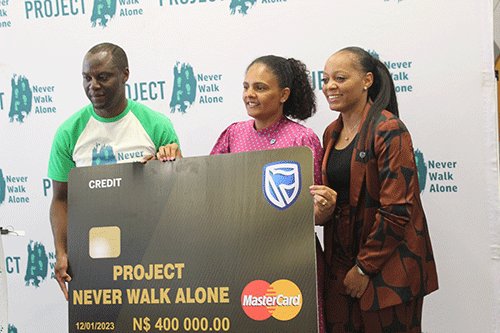 walk Standard Bank walks with shoe project