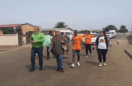 Walvis Bay residents shun drugs march