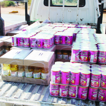 Fish Erongo: Discarded tinned fish not expired