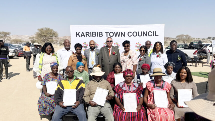 Land galore in Karibib … almost 2 000 get plots … cost as little as N$1 900