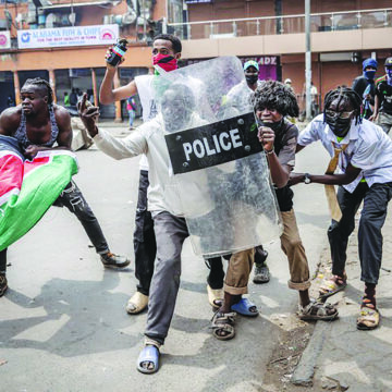 270 Kenyan protesters arrested 