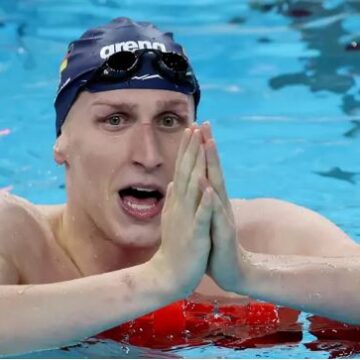 Maertens overwhelmed by Olympic 400m freestyle gold