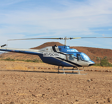 Helicopter used to register remote Kunene voters