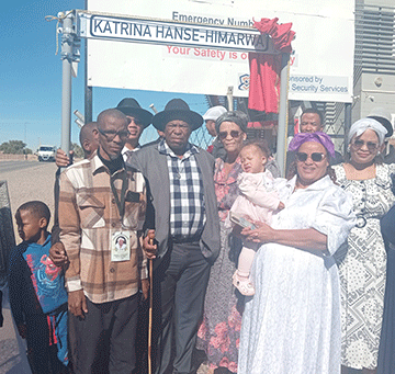 Mariental honours Hanse-Himarwa with street name