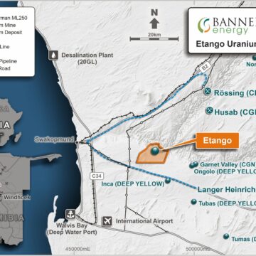 Bannerman raises funds to get Etango off ground …FEED studies and Control Budget Estimate completed in June