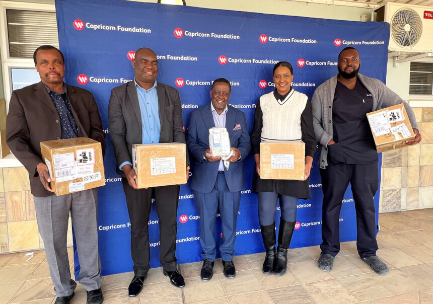 Capricorn donates infusion pumps at Omaheke … as malnutrition remains thorny 