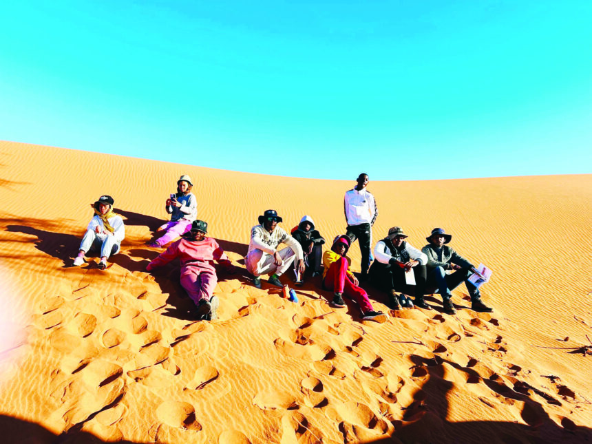 Dagbreek learners soak in desert landscape