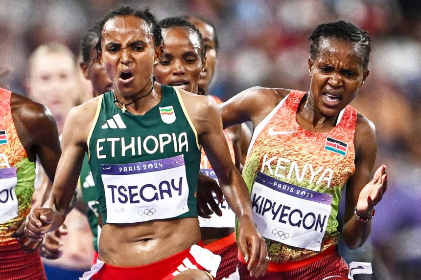 ‘Smiling assassin’ Chebet wins Olympic gold