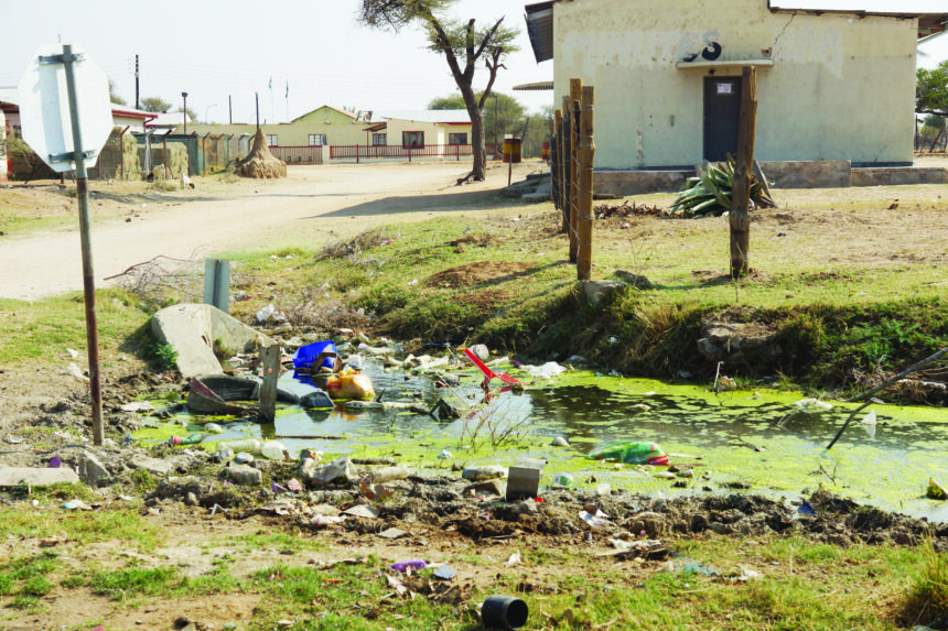 Okakarara grapples with free-flowing sewage