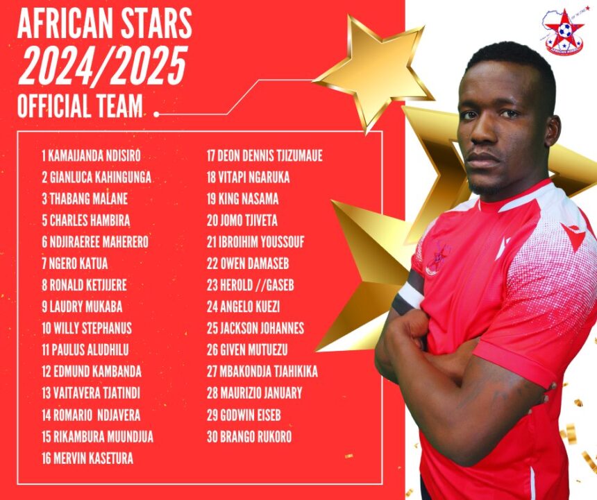 African Stars announces 2024/25 season squad