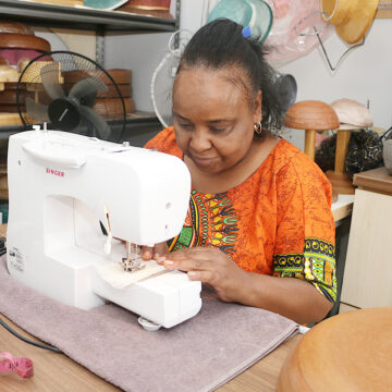 Pensioner finds purpose in hat making