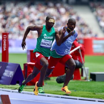 Shikongo Advances to 100m T11 Semi-Final at Paris Paralympics