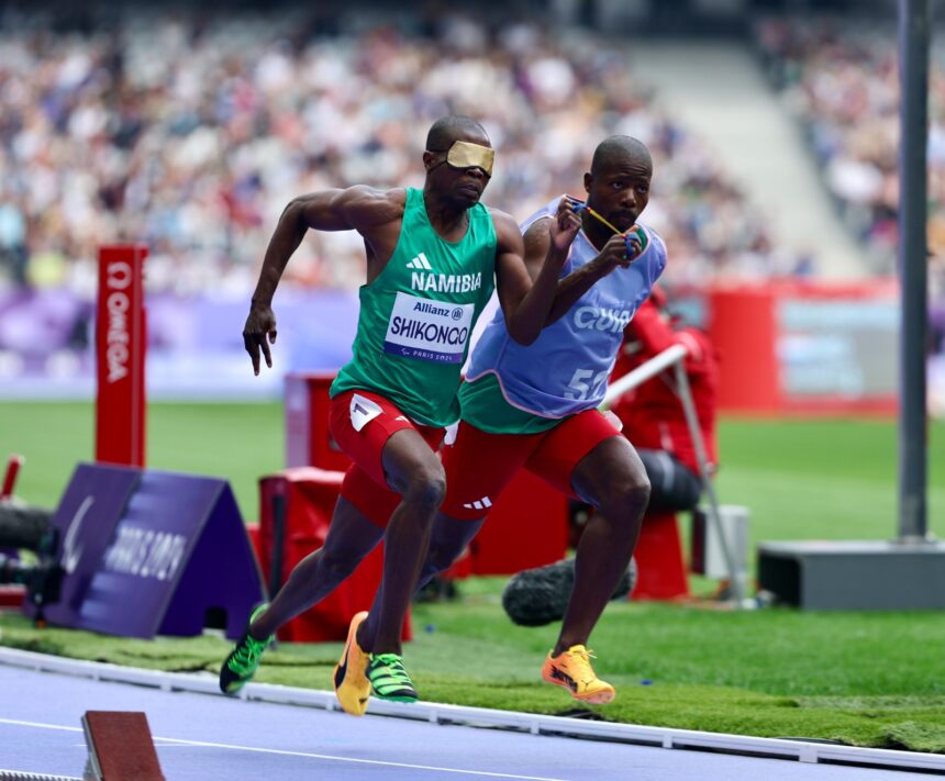 Shikongo Advances to 100m T11 Semi-Final at Paris Paralympics