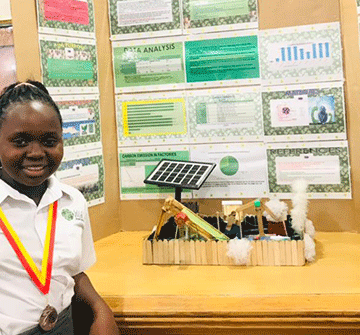 Young environmentalist scoops silver