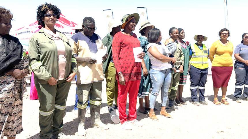 Shack Dwellers take houses to Arandis