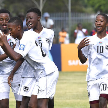 Football - 2023 CAF African Schools Football Championship COSAFA - Boys - Namibia v Angola - Gateway High School - Day 2 - Harare Namibia out to right their wrongs … as Cosafa school tourney roars to life