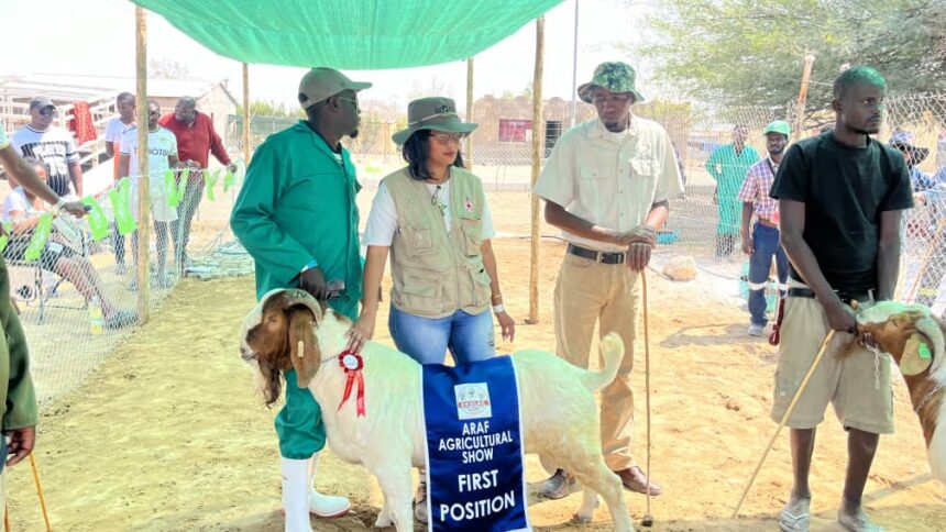 Young farmer Boois steals hearts at Karibib show …empowering women through farming