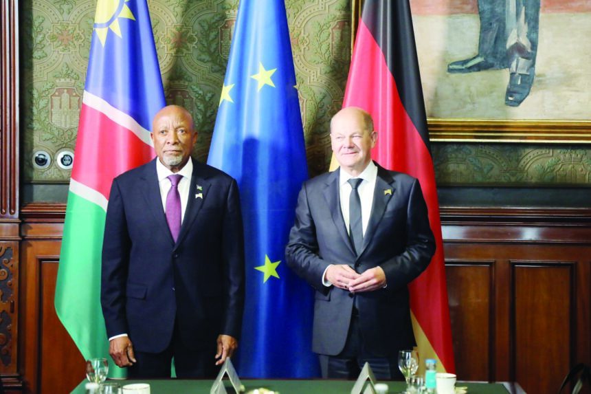 Mbumba meetsGerman leaders