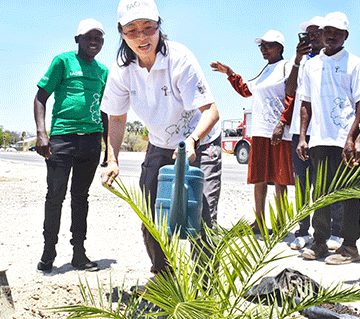 FAO establishes nursery, plants trees at Eenhana