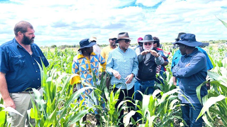 Mbumba assesses food production