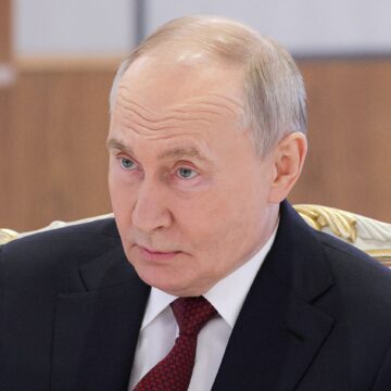 Putin says Ukraine barrage was ‘response’ to strikes on Russia