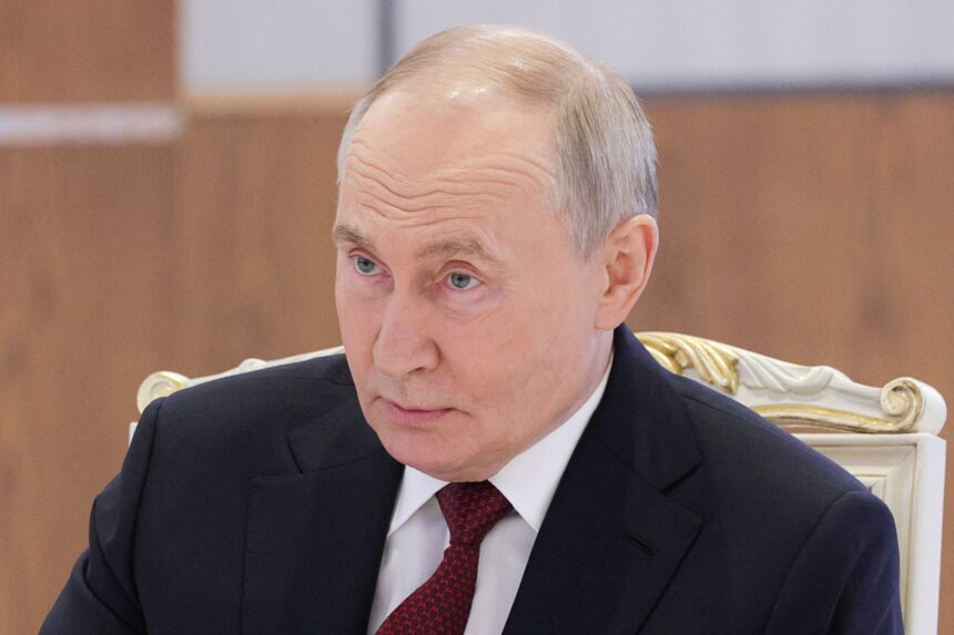 Putin says Ukraine barrage was ‘response’ to strikes on Russia