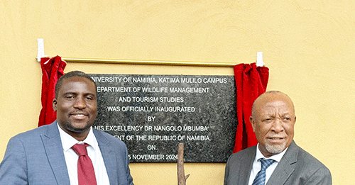 Unam opens N$300 million wildlife training facilities 