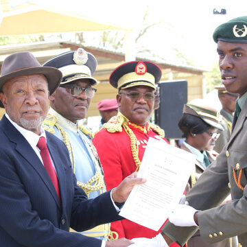 President commissions over 140 military officers