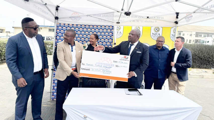 Namport gives N$10.5m for grassroots football