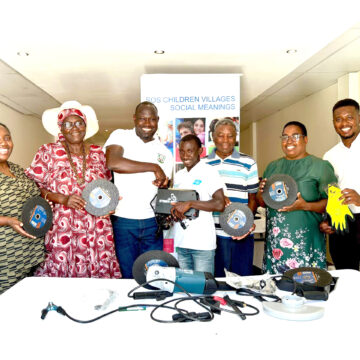 Ngesheya beams of being a proud welder