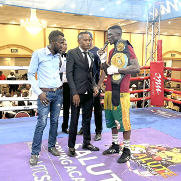 Shikongo retains WBA Pan-Africa title …as Simon and Ninja exhibit 