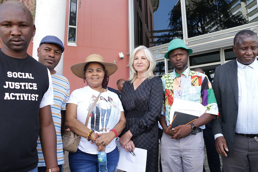 Protestors take Red Force fight to ACC