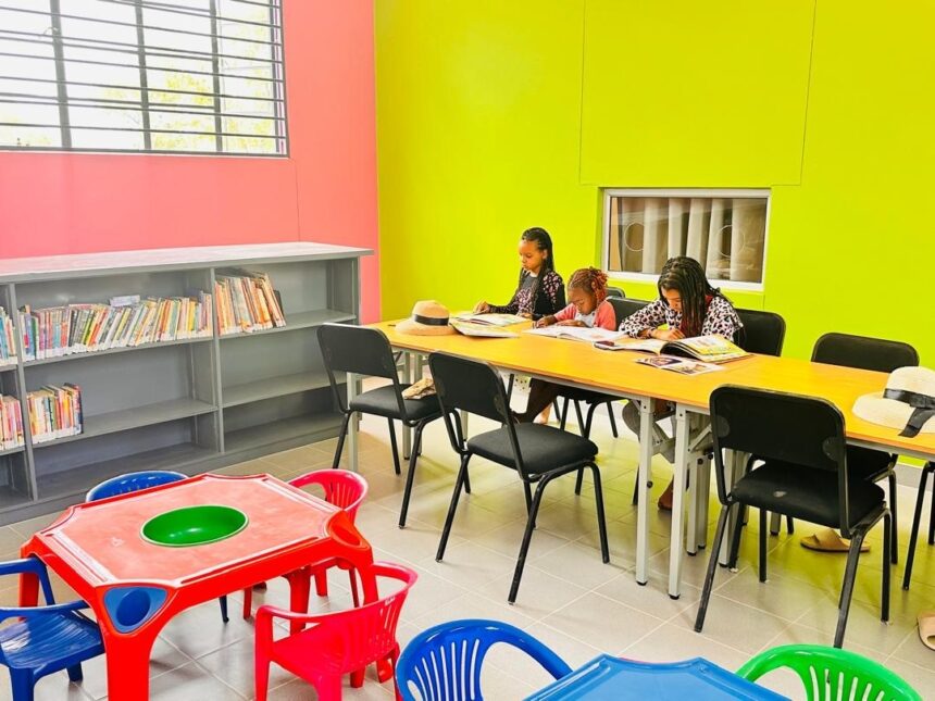 Okongo library opens doors