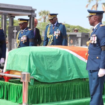 state funeral Namibia honours liberation hero Amunyela