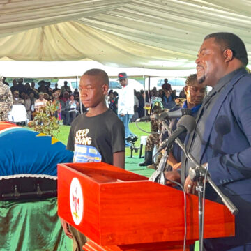 Divundu boy overnights at service for memorial … travels 200 km to salute Nujoma  