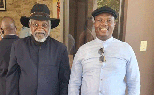 Haimbodi Businessman Haimbodi pays homage to Nujoma