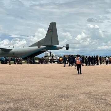 Remains of Founding President Nujoma arrive in Rundu