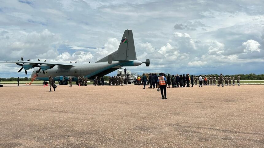 Remains of Founding President Nujoma arrive in Rundu