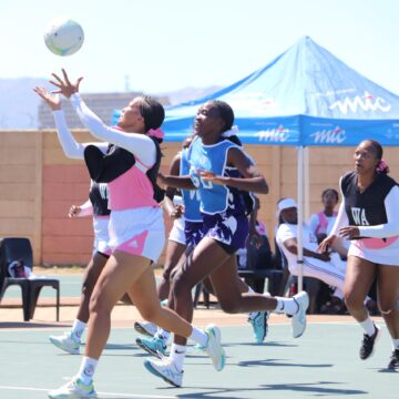 Netball 18 jpg Bitler, Mbai happy with top-flight return