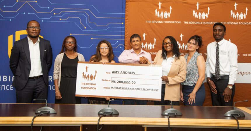 Visually-impaired student gets tuition funding