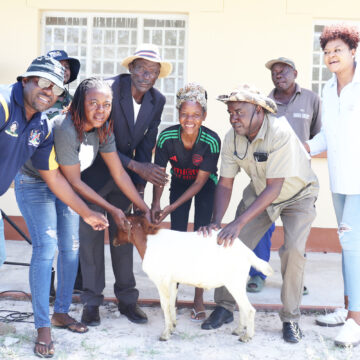 Oshana supports farmers with 480 goats