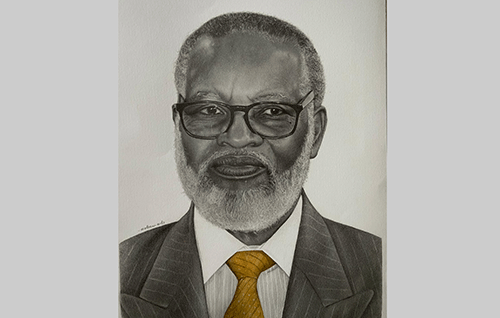 An artistic tribute to a revolutionary leader