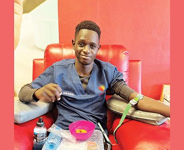 Student-nurse Blood shortage eases as supply improves